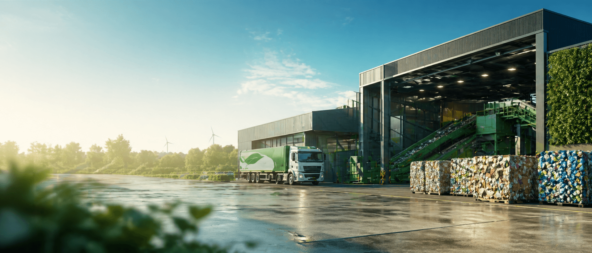 Recycling & afvalbedrijven aan het werk
