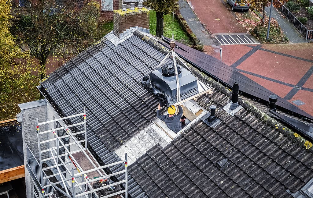 Installatiebedrijven aan het werk